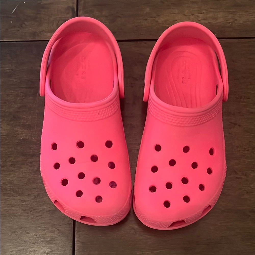 Kids Pink Crocs Clogs